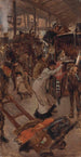 La Route des Fiacres, Gare Victoria - James Tissot — visning af kunstværket