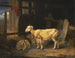 Moutons og lam i landskabet - James Ward — visning af kunstværket