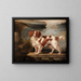 Portrait af Dash, en yndlingsspringer spaniel, ejet af Lady Frances Vane-Tempest - James Ward — indrammet kunstværk på væggen