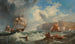 Passant la bouée du port Whitby - James Wilson Carmichael — visning af kunstværket