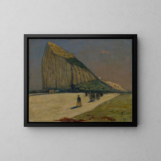 Gibraltar - James Wilson Morrice — indrammet kunstværk på væggen