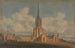 Projektdesign for Fonthill Abbey, Wiltshire - James Wyatt — visning af kunstværket