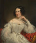 Portrait af Abrahamina Henritte Wurfbain 1808-1883, hustru til Jacob de Vos Jz - Jan Adam Kruseman — visning af kunstværket