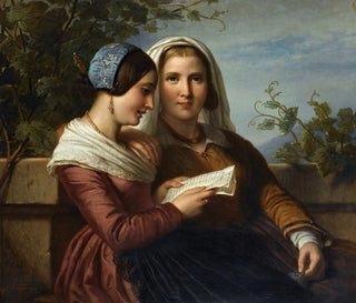 La Lettre d'amour - Jan Adam Kruseman — visning af kunstværket
