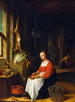 Køkkenscene - Jan Adriaensz van Staveren — visning af kunstværket