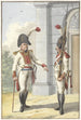 Officier grenadier og soldat af Garde af Pensionæren fra Den Bataviske Republik - Jan Anthonie Langendijk — visning af kunstværket