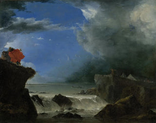 La rupture de la digue de Saint-Antoine près d'Amsterdam - Jan Asselijn — visning af kunstværket