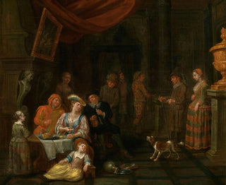 Mardi gras - Jan Baptist Monteyne — visning af kunstværket