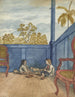 Galleri med sin søn Jantje og sin slave Bietja - Jan Brandes — visning af kunstværket