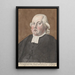 Portrait af Per Johan Wimermark - Jan Brandes — indrammet kunstværk på væggen