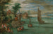 Et flodlandskab med færger og sejlskibe - Jan Brueghel den Yngre — visning af kunstværket
