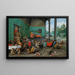 Allégorie de la tulipomanie - Jan Brueghel le Jeune — indrammet kunstværk på væggen