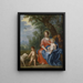 La Sainte Famille avec Jean - Jan Brueghel le Jeune — indrammet kunstværk på væggen