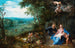 Repos pendant la fuite en Égypte - Jan Brueghel le Jeune — visning af kunstværket