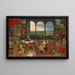 De fem sanser Lydhørhed - Jan Brueghel den Yngre — indrammet kunstværk på væggen