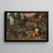 De fem sanser: berøring - Jan Brueghel den Yngre — indrammet kunstværk på væggen