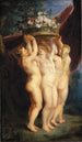Les Trois Grâces - Jan Brueghel den Yngre — visning af kunstværket