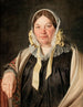 Portrait af Aleksandra Bbnowska født Belle-mère af malerne Cybulska - Jan Chrucki — visning af kunstværket