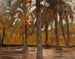 Forêt de palmiers égyptienne du voyage en Égypte - Jan Cybis — visning af kunstværket