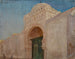 Entrée de la mosquée du Barbier à Kairouan - Jan Cybis — visning af kunstværket