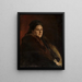 Portrait de Mme Karliska - Jan Cybis — indrammet kunstværk på væggen
