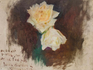 Roses blanches - Jan Cybis — visning af kunstværket