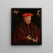 Portrait af Érard de la Marck - Jan Cornelisz Vermeyen — indrammet kunstværk på væggen