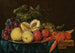 Frugt på en sølvfad med hummer på et delvist dækket bord - Jan Davidsz de Heem — visning af kunstværket
