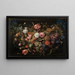 Guirlande de fleurs et de fruits - Jan Davidsz de Heem — indrammet kunstværk på væggen