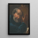 Saint Jude Thaddée - Jan Fignowski — indrammet kunstværk på væggen