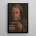Saint Matthieu - Jan Fignowski — indrammet kunstværk på væggen