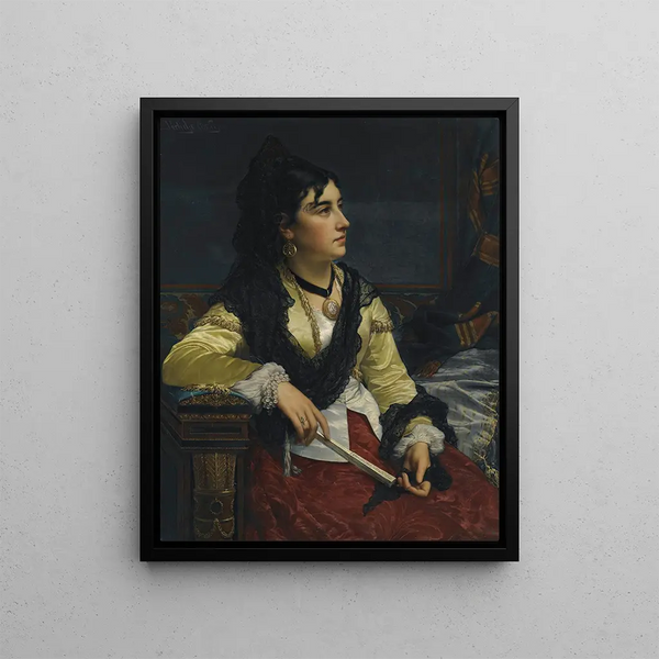 Jan Frederik Pieter Portielje - Girl with mantilla.webp