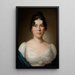 Portrait af Adelajda Lesznowska 1v Le Brun - Jan Gadyz — indrammet kunstværk på væggen