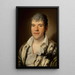 Portrait af Antoni Lesznowski 1769-1820 - Jan Gadyz — indrammet kunstværk på væggen