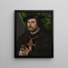 Portrait af Francisco de los Cobos et Molina - Jan Gossaert — indrammet kunstværk på væggen