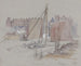 "Travaux de construction rue Van Eeghen derrière la Parkweg" - Jan Hoynck van Papendrecht — visning af kunstværket