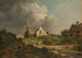Vue sur le mur en ruine à Amsterdam du côté de la ville entre la Muiderpoort et la Weesperpoort - Jan Hulswit — visning af kunstværket