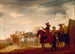 Militærlejr Maleri - Jan Jacobsz van der Stoffe — visning af kunstværket