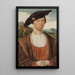 Portrait af Joost van Bronkhorst - Jan Jansz Mostaert — indrammet kunstværk på væggen