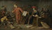 Faust sælger sin sjæl til Mefistofeles - Jan Jansz van Buesem — visning af kunstværket