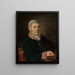Portrait af malerens Augustyn Minasowicz' far - Jan Klemens Minasowicz — indrammet kunstværk på væggen