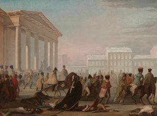 Jan Krzysztof Damel - Retreat of Napoleons army.webp