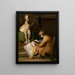En ung kunstner - Jan Lievens — indrammet kunstværk på væggen