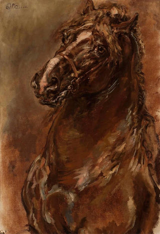 Jan Matejko - Study of horses head for The Maid of Orlans.webp
