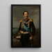 Portrait de Friedrich Berg - Jan Michał Strzałecki — indrammet kunstværk på væggen