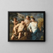 Ceres, Bacchus og Venus - Jan Miel — indrammet kunstværk på væggen