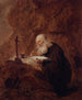 Saint Jérôme - Jan Olis — visning af kunstværket