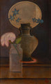 Delphiniums og en rose - Jan Spychalski — visning af kunstværket