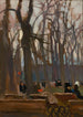 Fragment af Planty-parken - Jan Stanisławski — visning af kunstværket