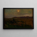 Lever de moonlight - Jan Stanisławski — indrammet kunstværk på væggen